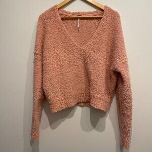 Free People 'Finders Keepers' V-Neck Sweater size small